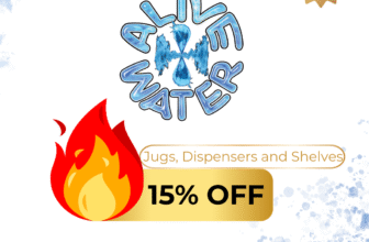 Alive Water coupon code - 15% Off Glass Jugs & Shelves