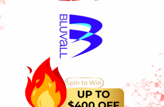 Bluvall Discount Code Spin to Win Up to $400 Off