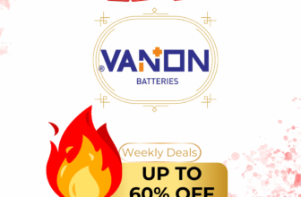 Vanon Batteries Discount Code - Save 60% on Weekly Deals