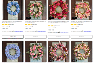 Totally Glam Decor Discount Code 10% Off Floral Wreaths