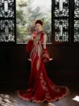 Yandan Hanfu Promo Code 20% Off Bridal Red Cheongsam