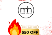 Maia Homes Promo Code – $50 Off Bold Style