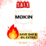 Mokin Discount Code – Save $40 + 8% Extra